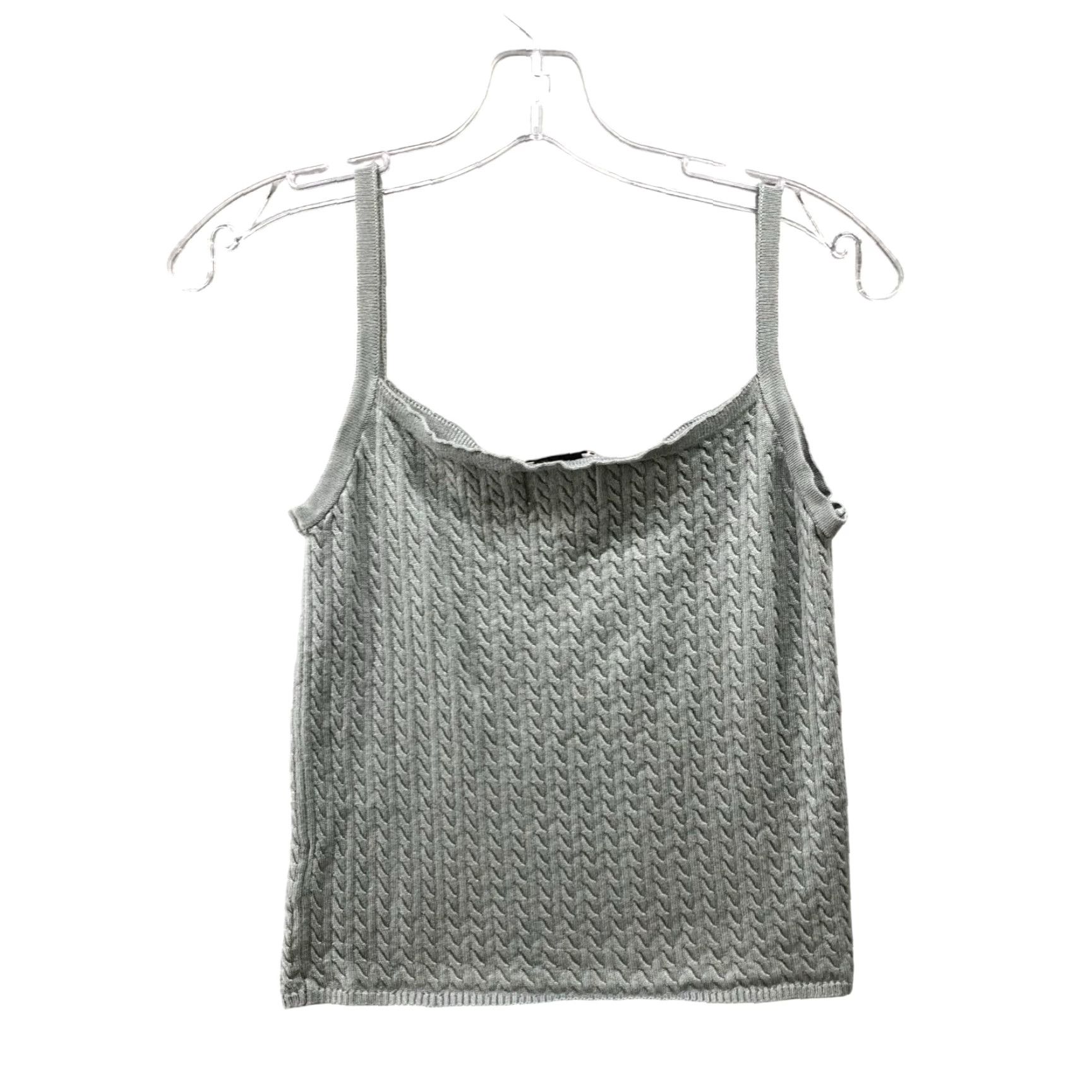 Urban Outfitters BDG Urban Outfitter Cable Knit Sweater Cami S Gray Stretch Square Neck Womens Size S / US 4 / IT 40 - 2 Thumbnail
