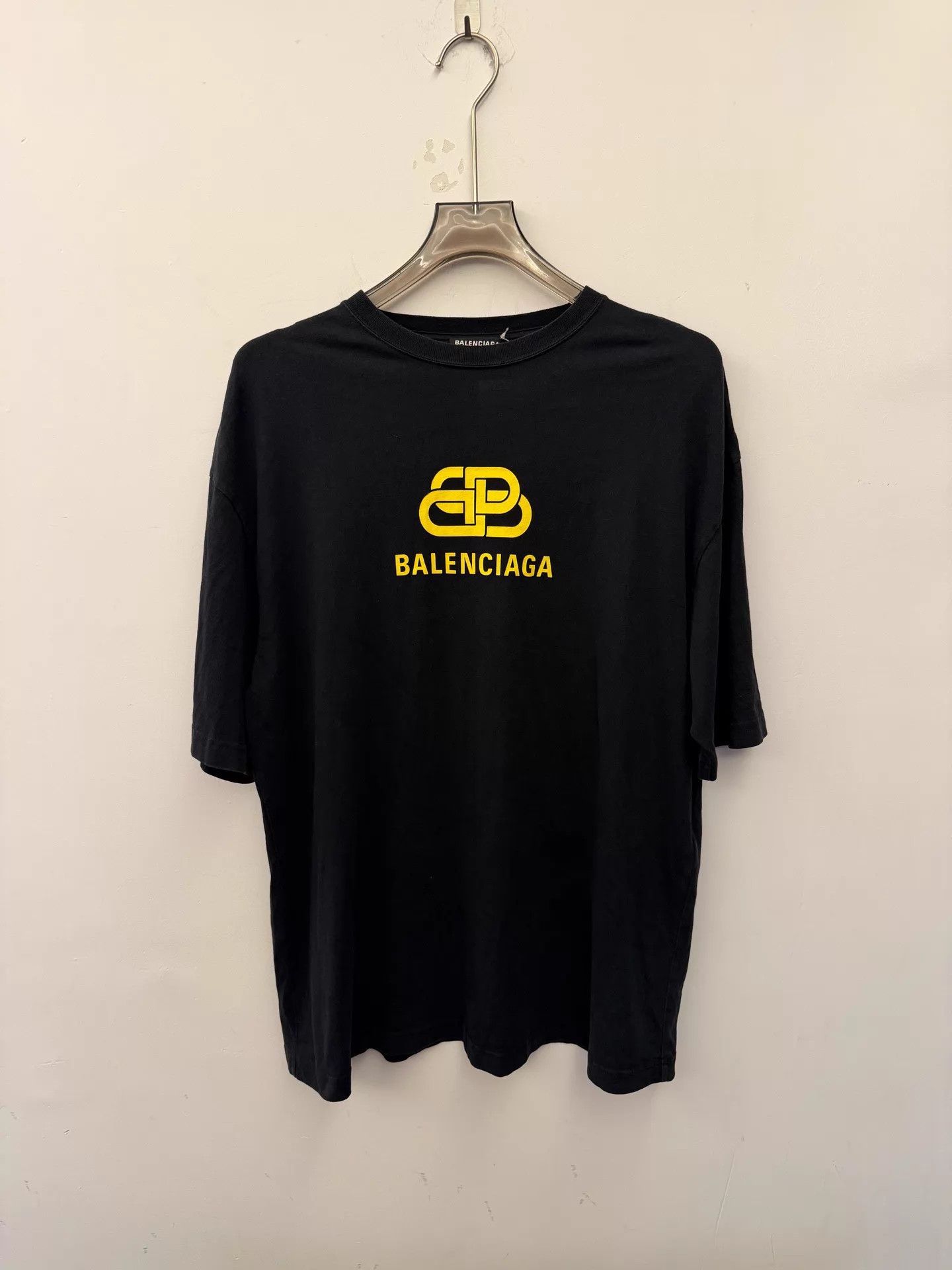 Balenciaga Balenciaga Men's Logo Print Short Sleeve Tee M Size US M / EU 48-50 / 2 - 1 Thumbnail