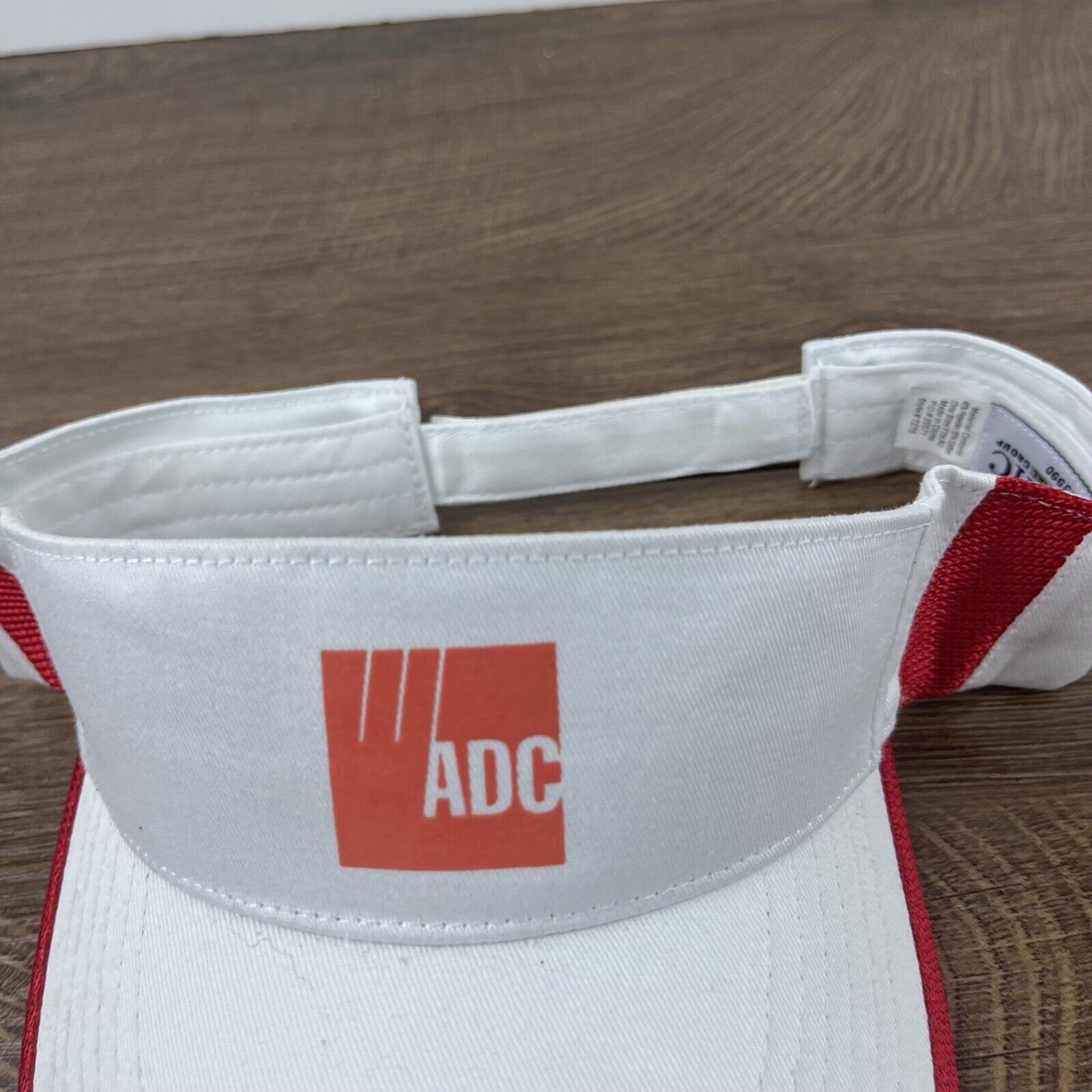 Other ADC W Visor Hat White ADC Cap Hat Adjustable Hat ADC White A Size ONE SIZE - 6 Thumbnail