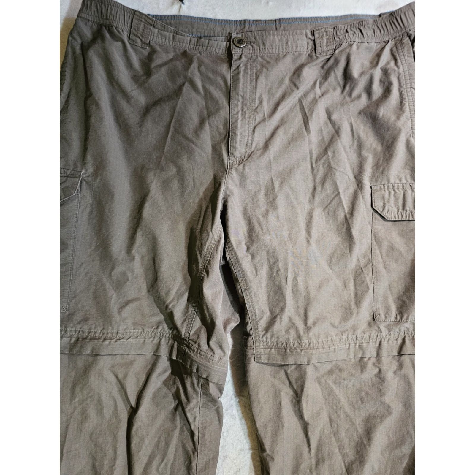 Vintage Columbia Sportswear Pants Cargo Convertible Hiking 2 Pair XL 32L Brown/Tan Size US 36 / EU 52 - 4 Thumbnail