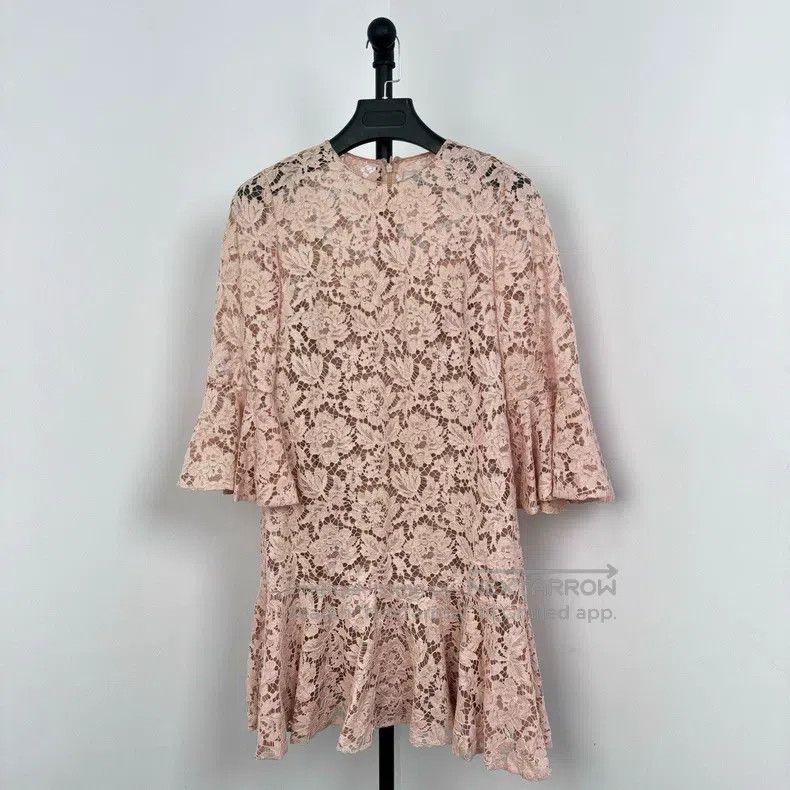 Valentino Valentino Classic pink lace dress Size S / US 4 / IT 40 - 2 Thumbnail