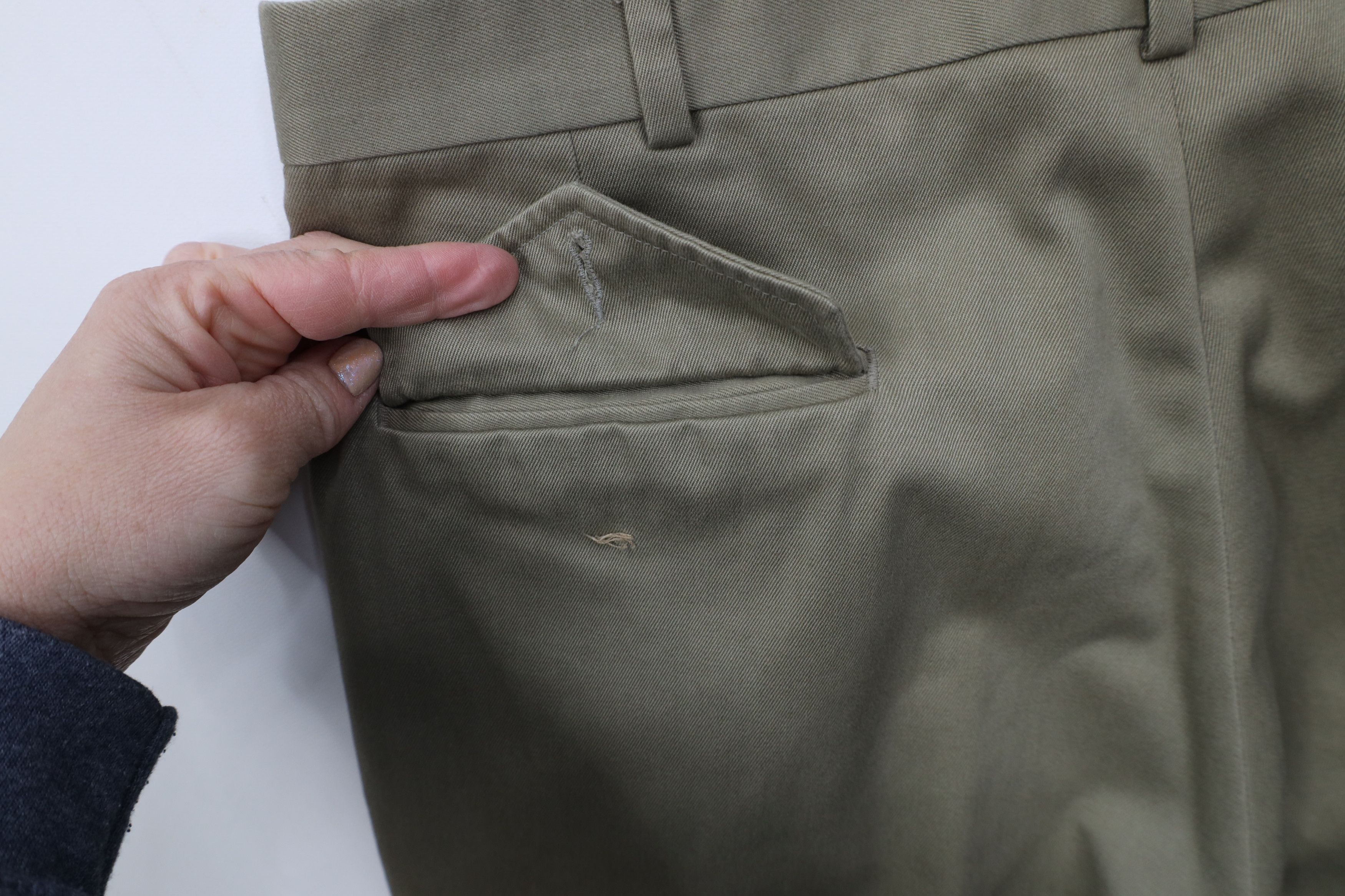 Lands' End Vintage 70s Lands End Wide Leg Chino Pants Trousers USA Size US 36 / EU 52 - 15 Thumbnail