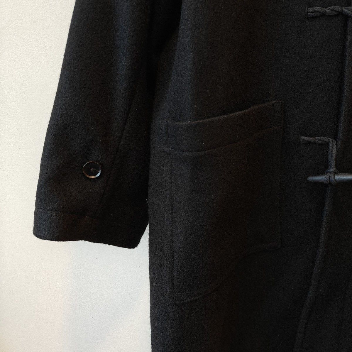 Auralee LNWOT Black Wool toggle duffle coat, Japan $1350 Size US XXL / EU 58 / 5 - 4 Thumbnail