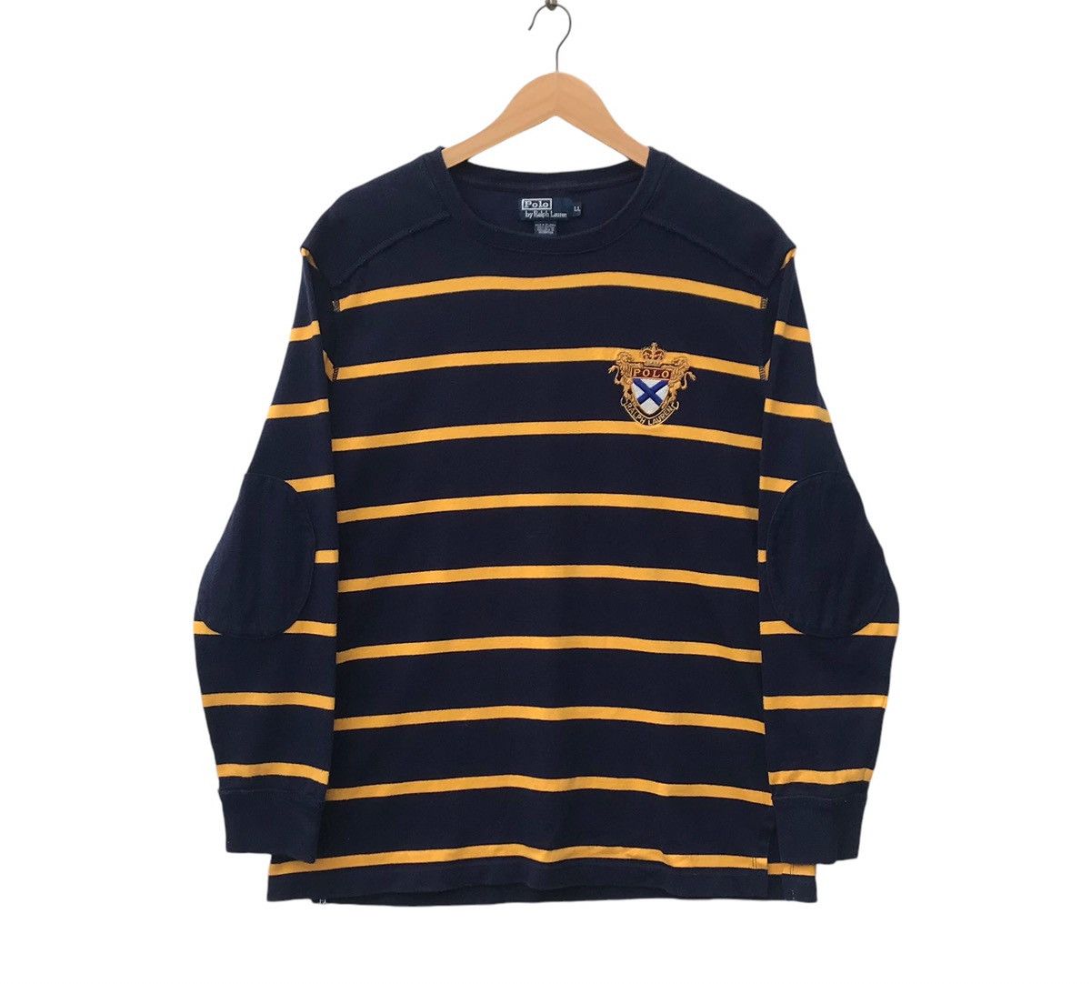 Polo Ralph Lauren Polo Ralph Lauren Stripe No 7 Sweatshirt Size US M / EU 48-50 / 2 - 1 Thumbnail