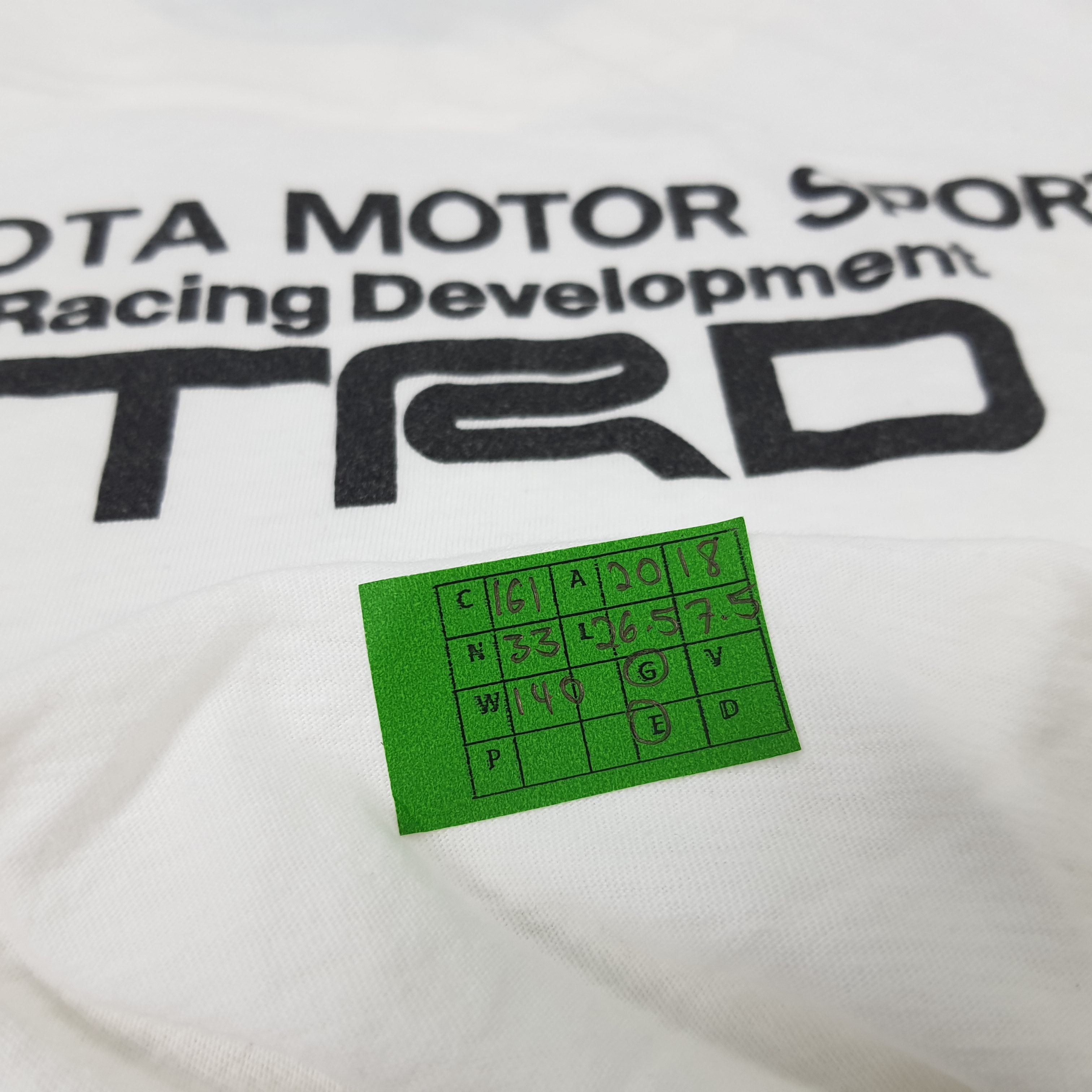Japanese Brand Vintage TRD Toyota Motorsports Racing Team T-shirt Size US M / EU 48-50 / 2 - 8 Thumbnail