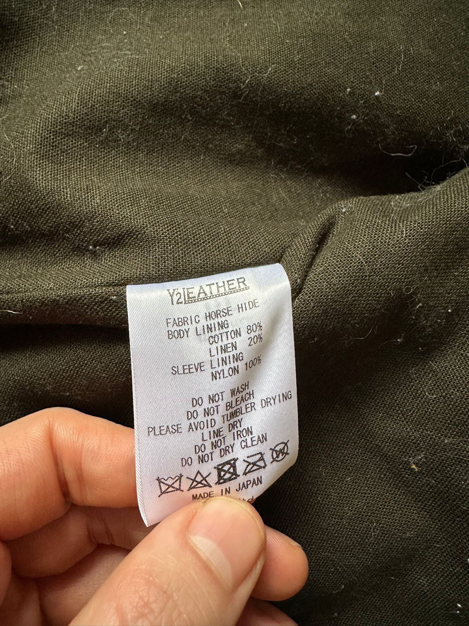 Y'2 Leather Horsehide Type I Jean Jacket EB-140 Size US XL / EU 56 / 4 - 6 Thumbnail