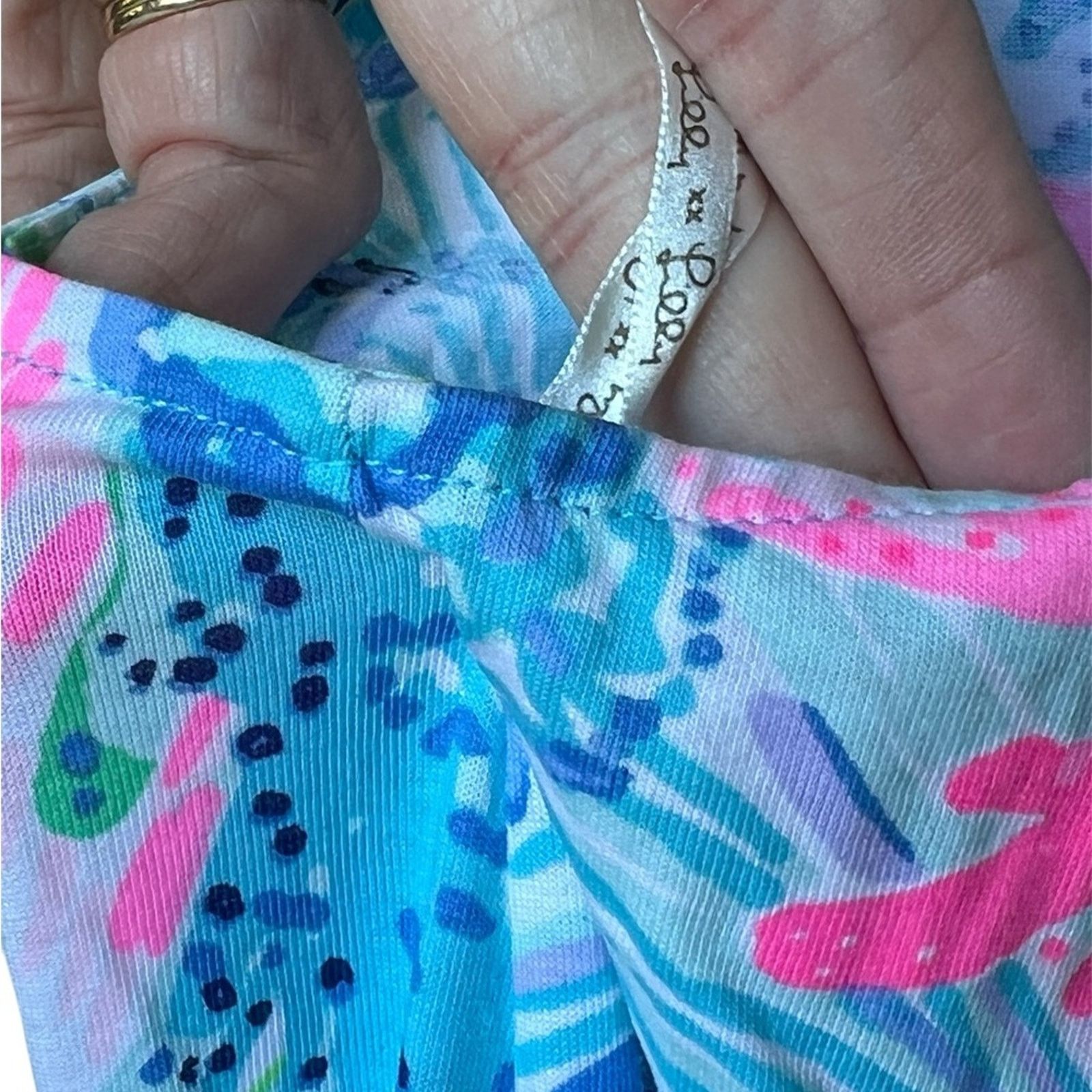 Lilly Pulitzer Lilly Pulitzer Catch the Wave Soft Pearl shift Dress Size 4 Size S / US 4 / IT 40 - 14 Thumbnail