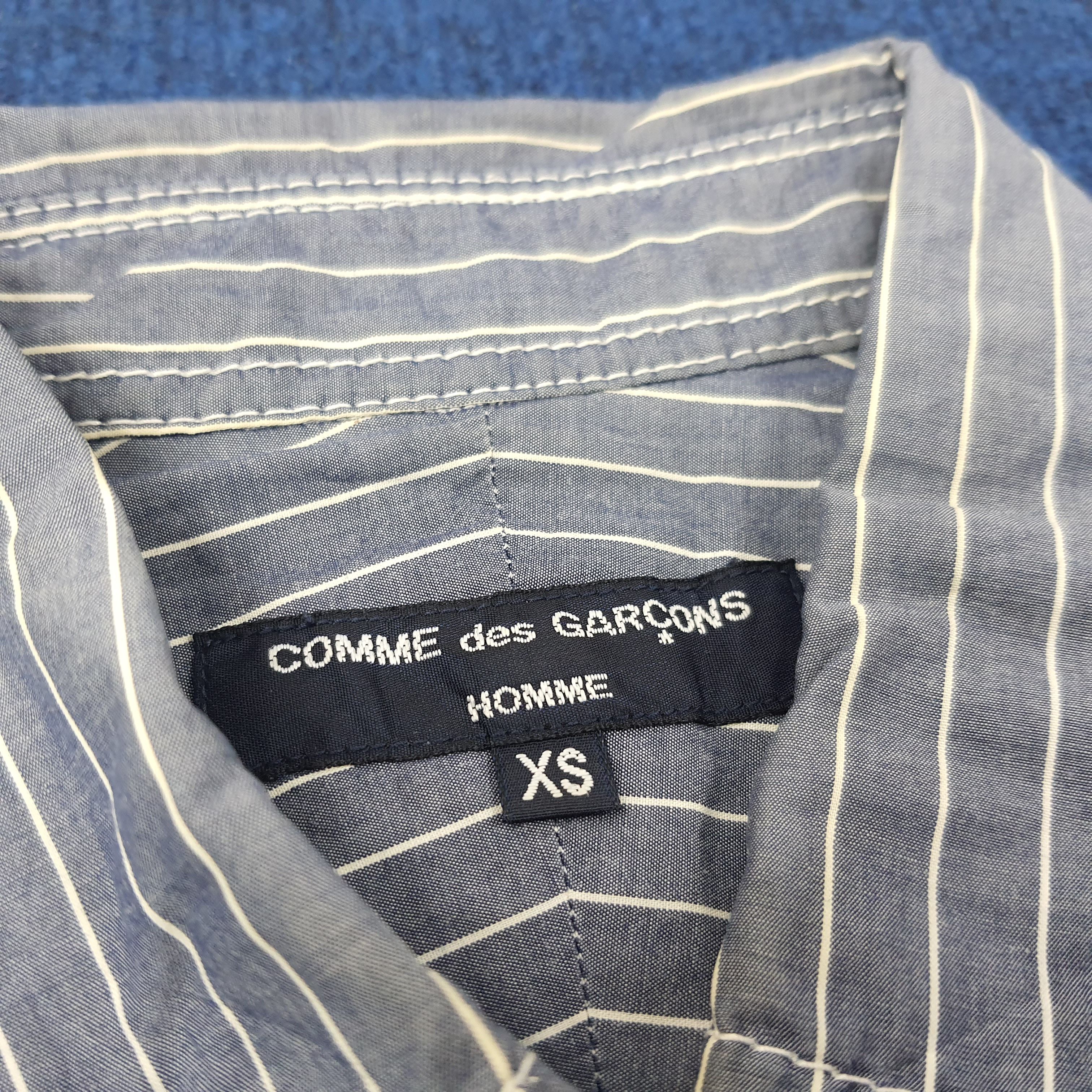 Comme des Garcons Homme × Japanese Brand × Vintage Vintage Comme Des Garcons Homme Button Up Shirt C219N51 Size US S / EU 44-46 / 1 - 5 Thumbnail