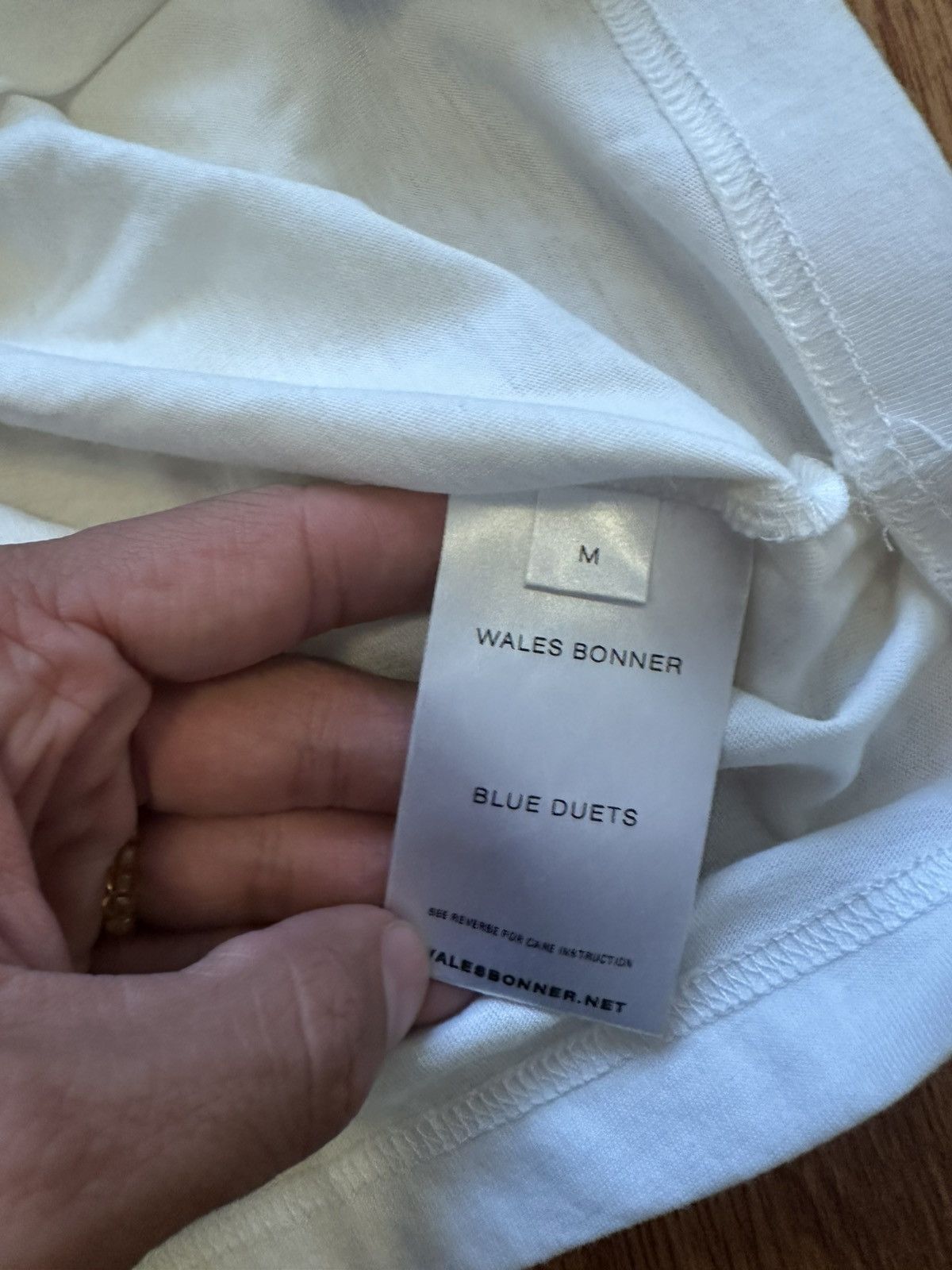 Wales Bonner Wales Bonner Blue Duets T-Shit Size US M / EU 48-50 / 2 - 3 Thumbnail