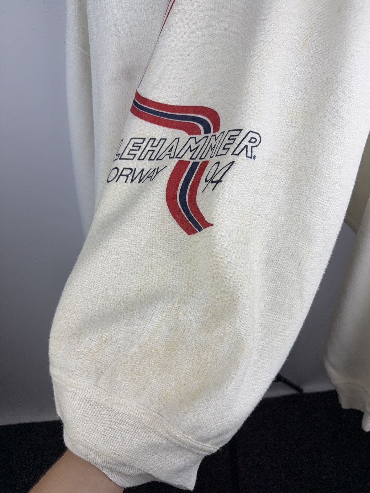 USA Olympics Vintage 90s Lillehammer 94 Sweatshirt Italy L-XL Olympic Size US XL / EU 56 / 4 - 7 Thumbnail