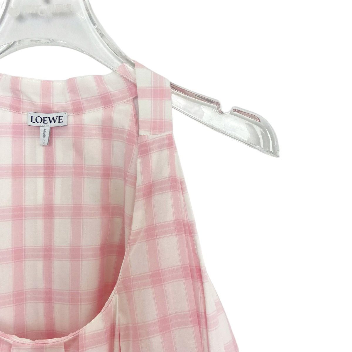 Loewe LOEWE SS25 Check Color-block Sleeveless Dress K26WX Size XXS / US 00 / IT 34 - 3 Thumbnail