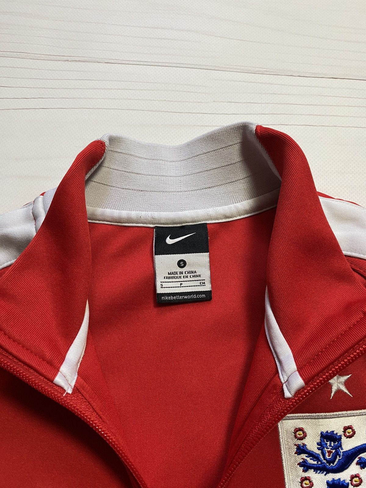 Nike Vintage Nike England 2014 track jacket 589856-600 Size US S / EU 44-46 / 1 - 3 Thumbnail