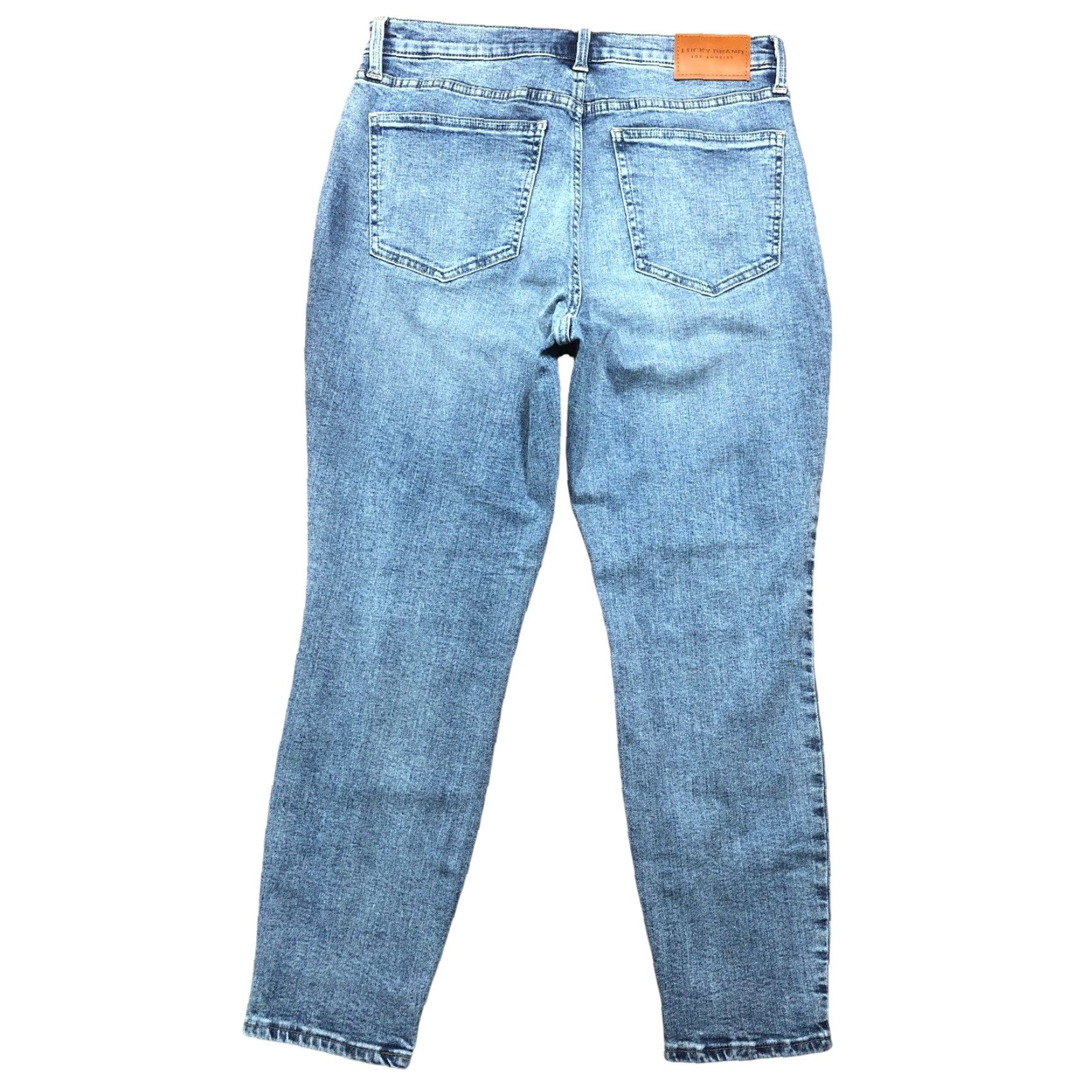 Lucky Brand Lucky Brand Jeans Bridgette Skinny Women 12 Regular Blue 26 Inseam Button Fly High Rise 11.5 In 5-Pocket Denim Stretch Size 34" / US 12 / IT 48 - 2 Thumbnail