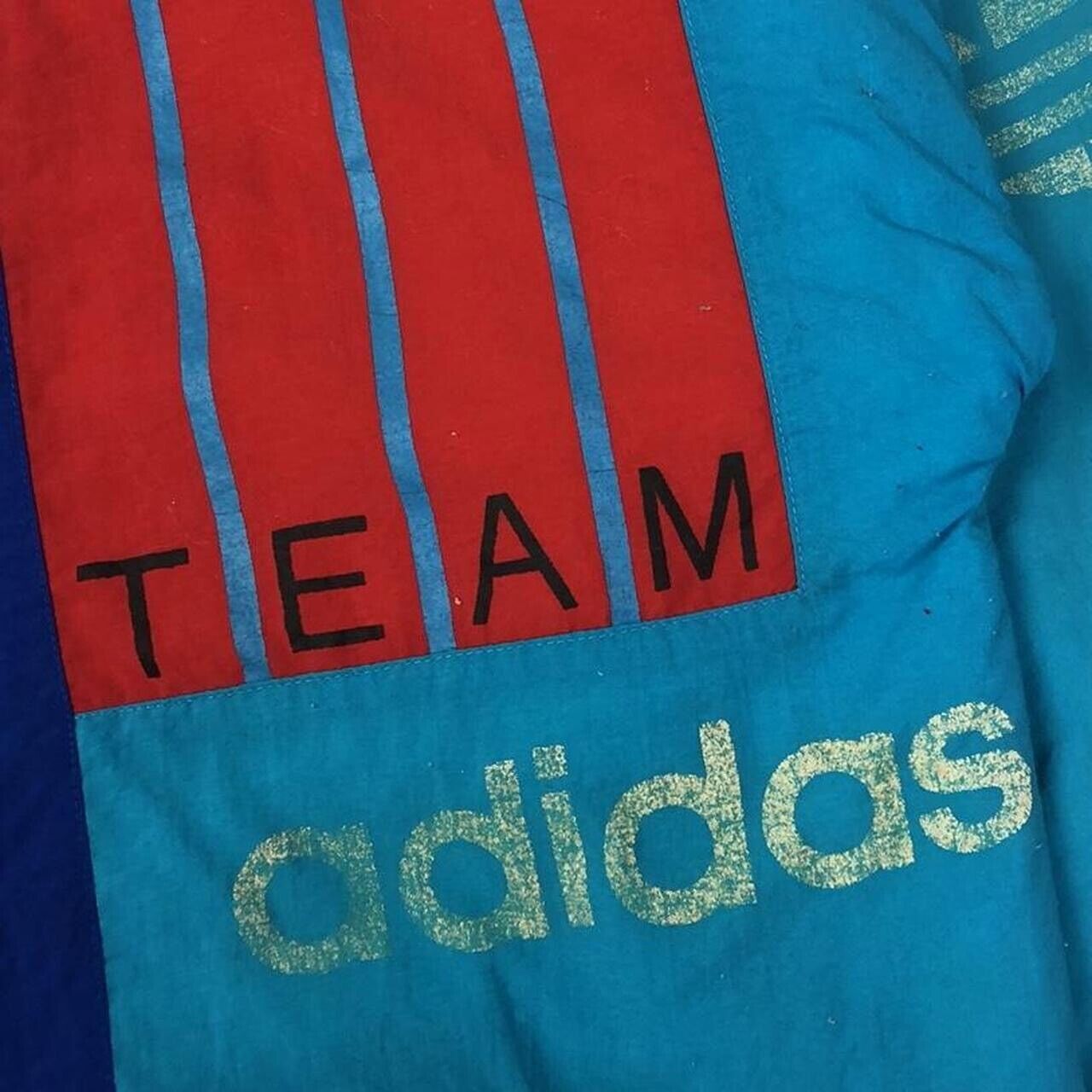 Adidas Vintage Adidas Originals Track Jacket Team Adidas Blue Red Size US L / EU 52-54 / 3 - 3 Thumbnail