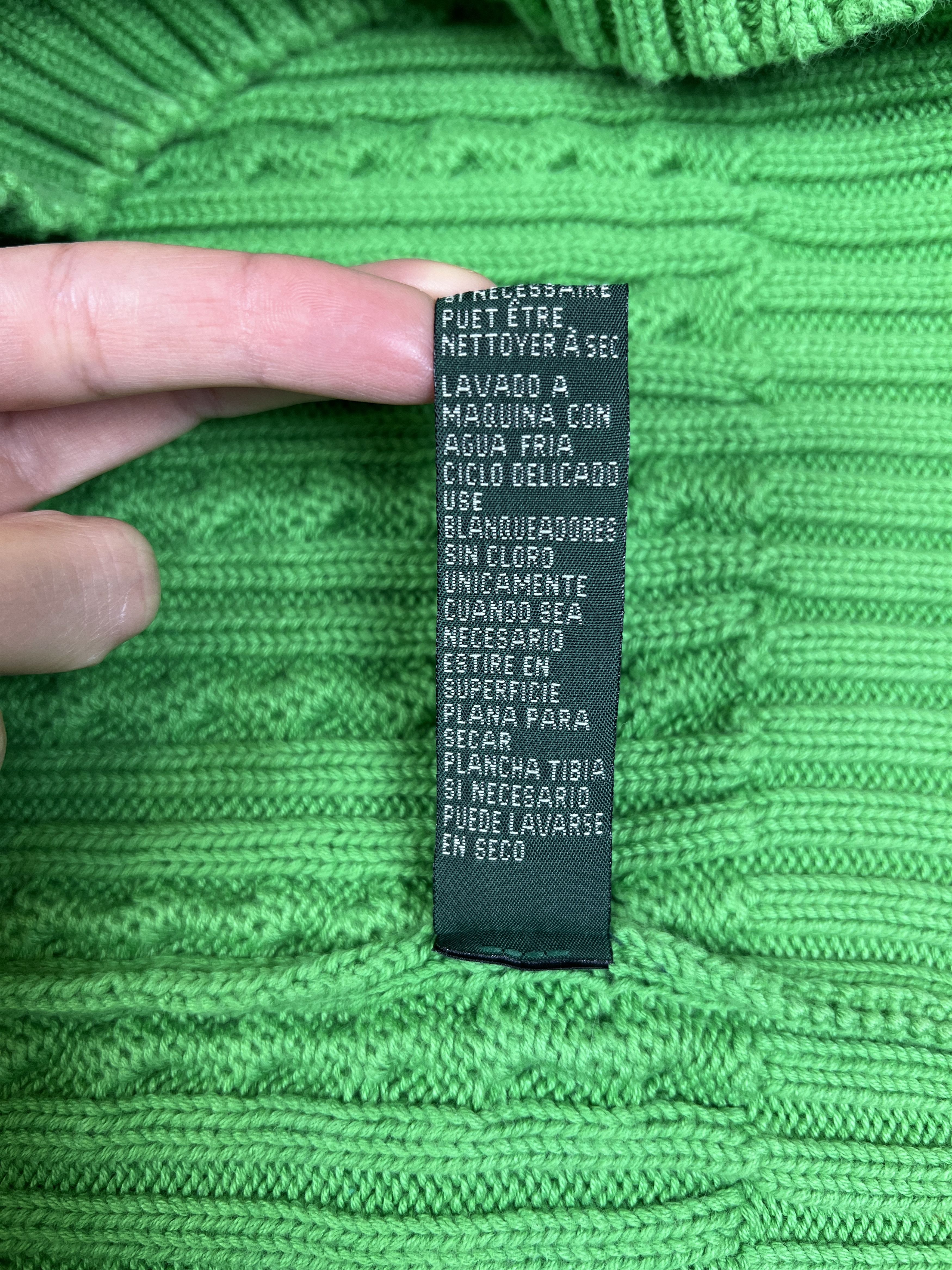 Lauren Ralph Lauren Vtg Lauren Ralph Lauren Cable Knit Sweater Jumper Crest Size L / US 10 / IT 46 - 14 Thumbnail