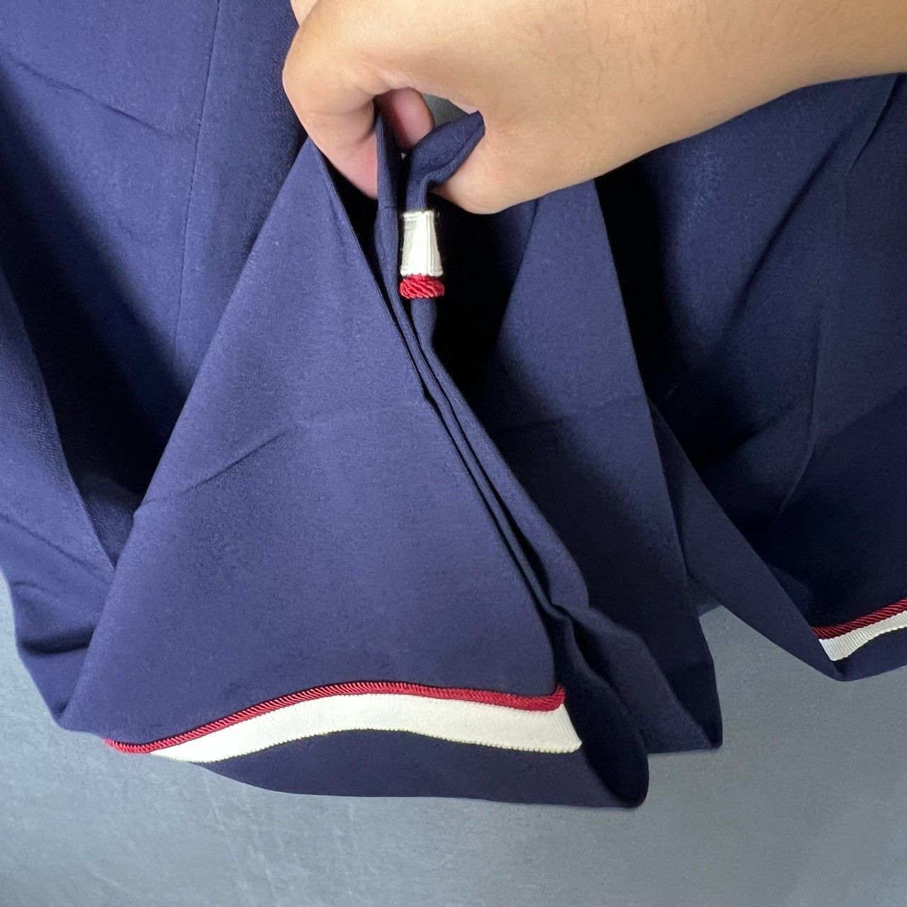 Gucci Gucci Dark blue white and red side striped trousers 2501-Ne Size US 38 / EU 54 - 5 Thumbnail