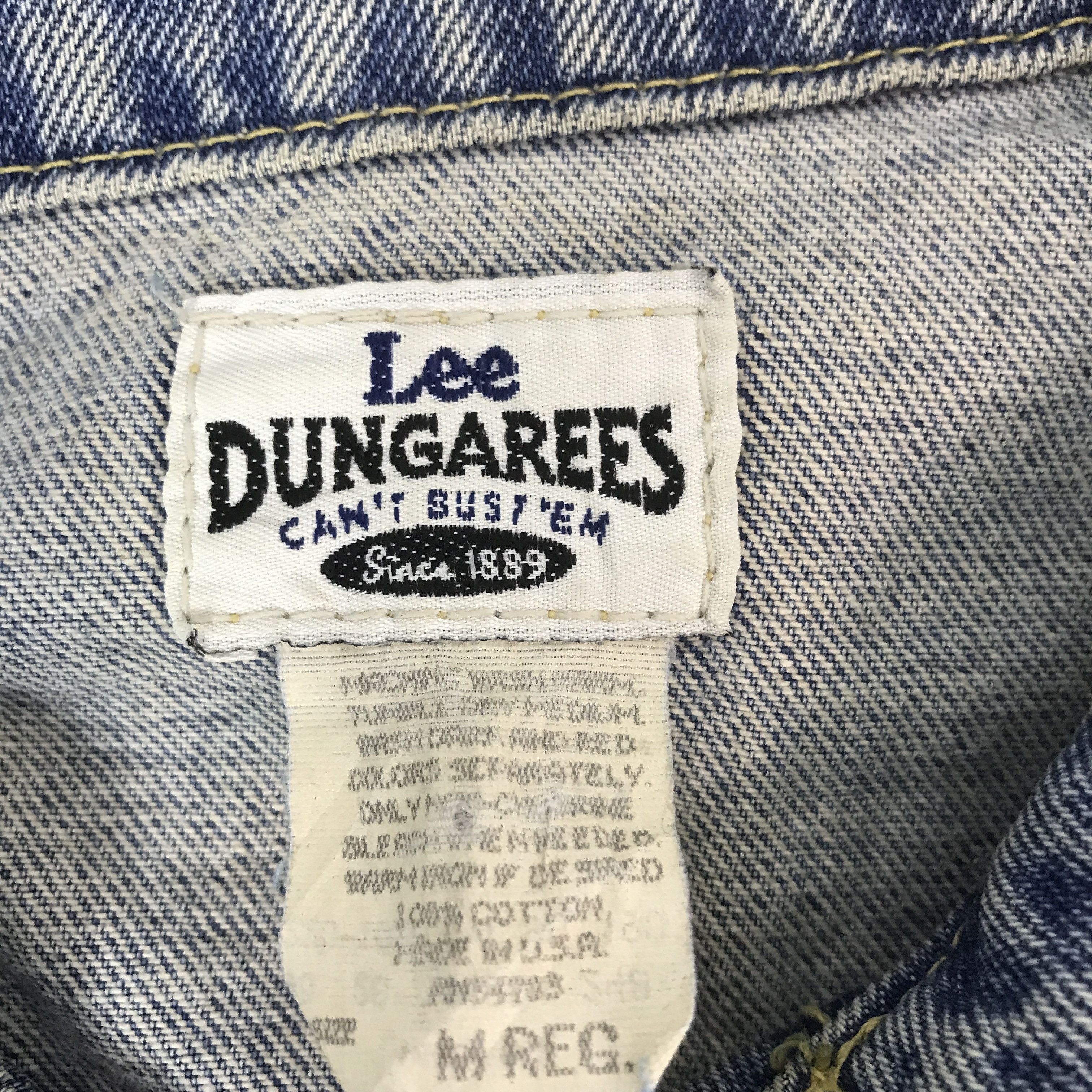 Lee vintage 90s Lee dungarees tracker denim jacket Size US L / EU 52-54 / 3 - 8 Thumbnail