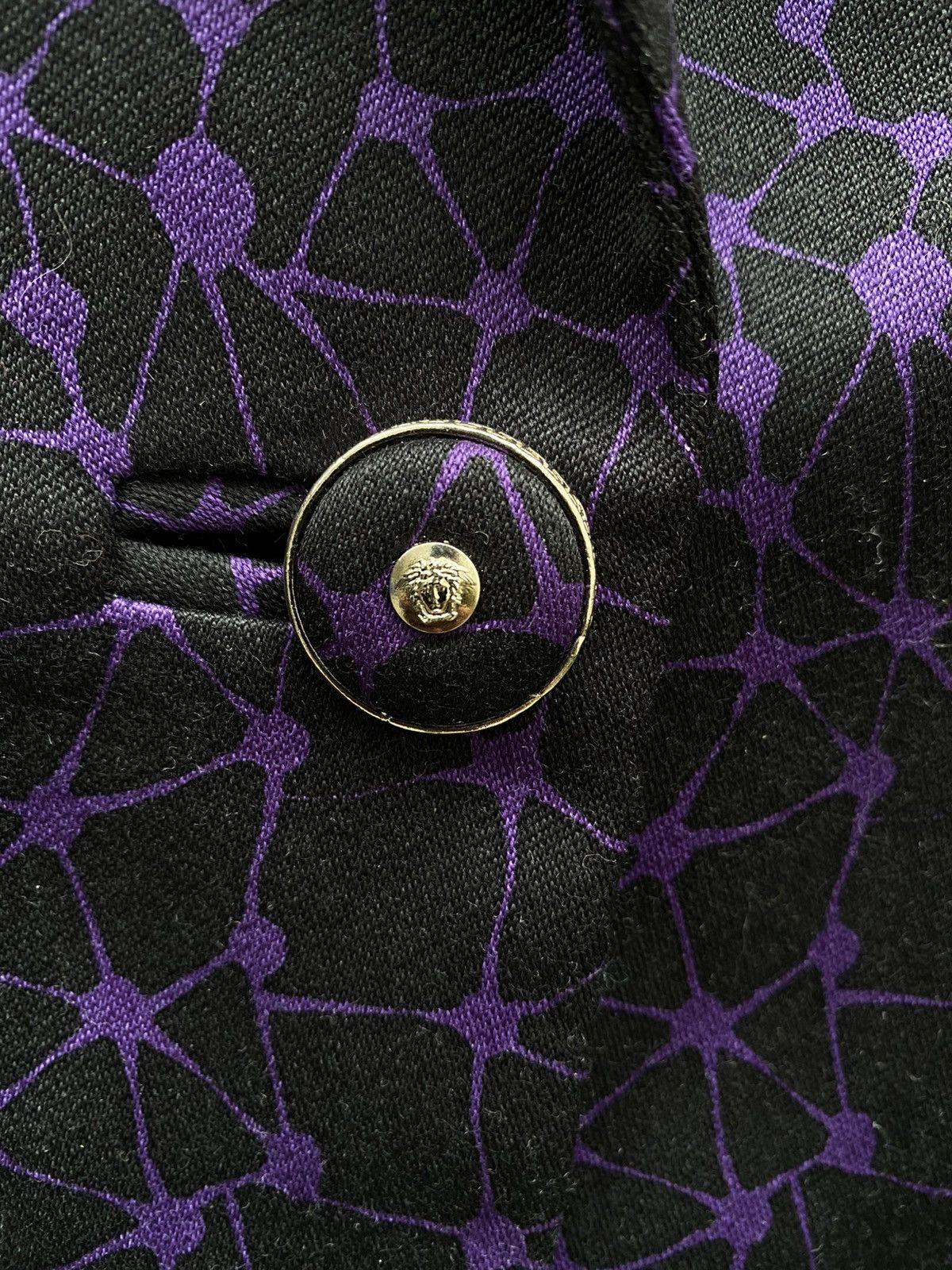 Versace Rare A/W 1996 Versace Couture Web Blazer Size M / US 6-8 / IT 42-44 - 13 Thumbnail