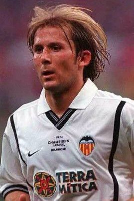 Nike VALENCIA NIKE 2000/2001 FOOTBALL HOME JERSEY #6 MENDIETA Size US M / EU 48-50 / 2 - 16 Thumbnail