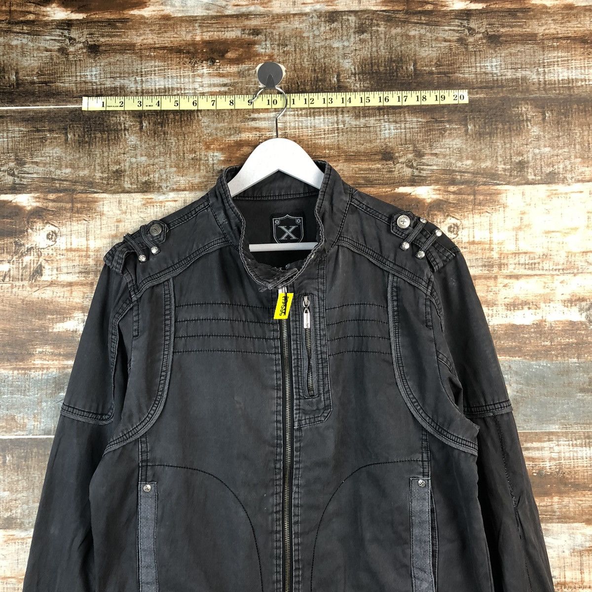 Vintage DLL X Black seditionaries punk bikers Jacket #A2555 Size US M / EU 48-50 / 2 - 2 Thumbnail
