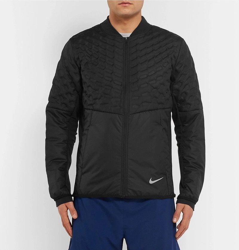 Nike Nike Running Aeroloft Perforated Quilted Shell Jacket Size US XL / EU 56 / 4 - 2 Thumbnail