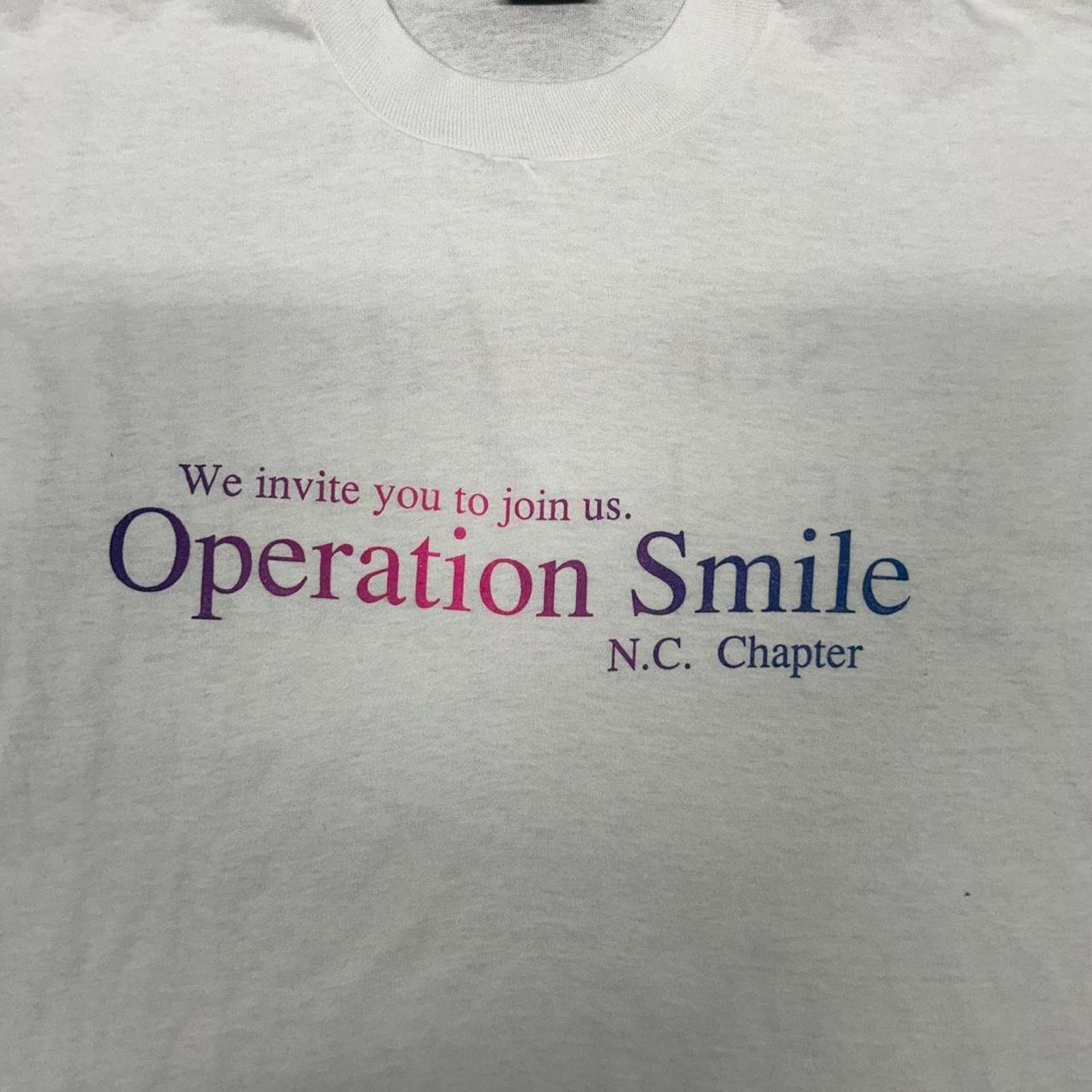 Other VTG Operation Smile white tee Size XL / US 12-14 / IT 48-50 - 2 Thumbnail