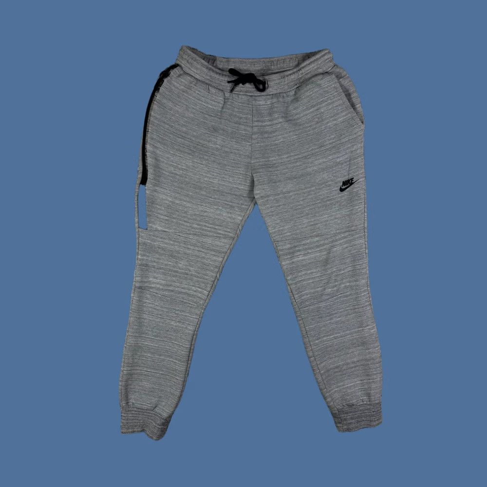 Nike Nike Jogger Mens L Gray Tech Fleece Joggers Heather Black Men Size US 33 - 1 Thumbnail