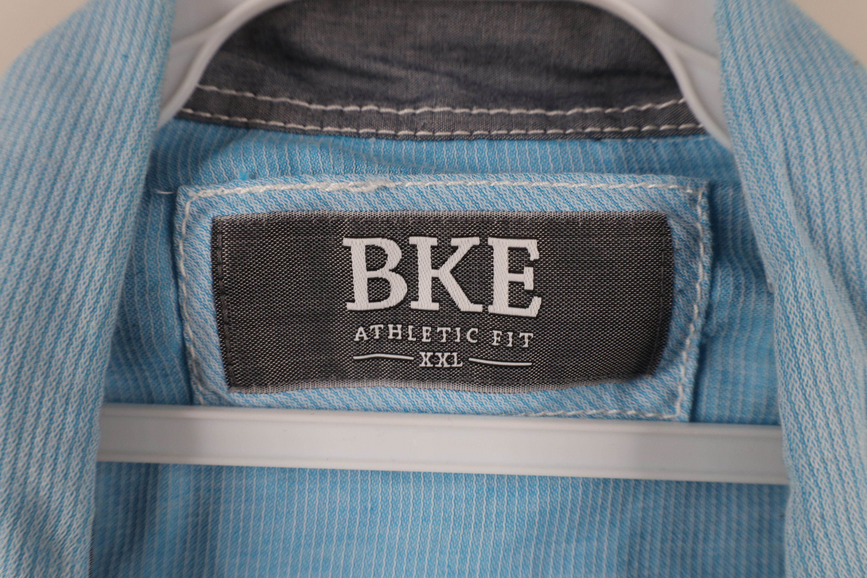 Vintage Bke Buckle Fit Thick Stitch Short Sleeve Snap Button Shirt Size US XXL / EU 58 / 5 - 7 Thumbnail