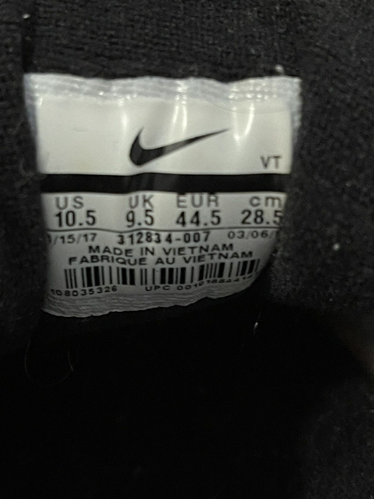 Nike Mike Air Max 97 Premium Reflective Silver Size US 10.5 / EU 43-44 - 6 Thumbnail