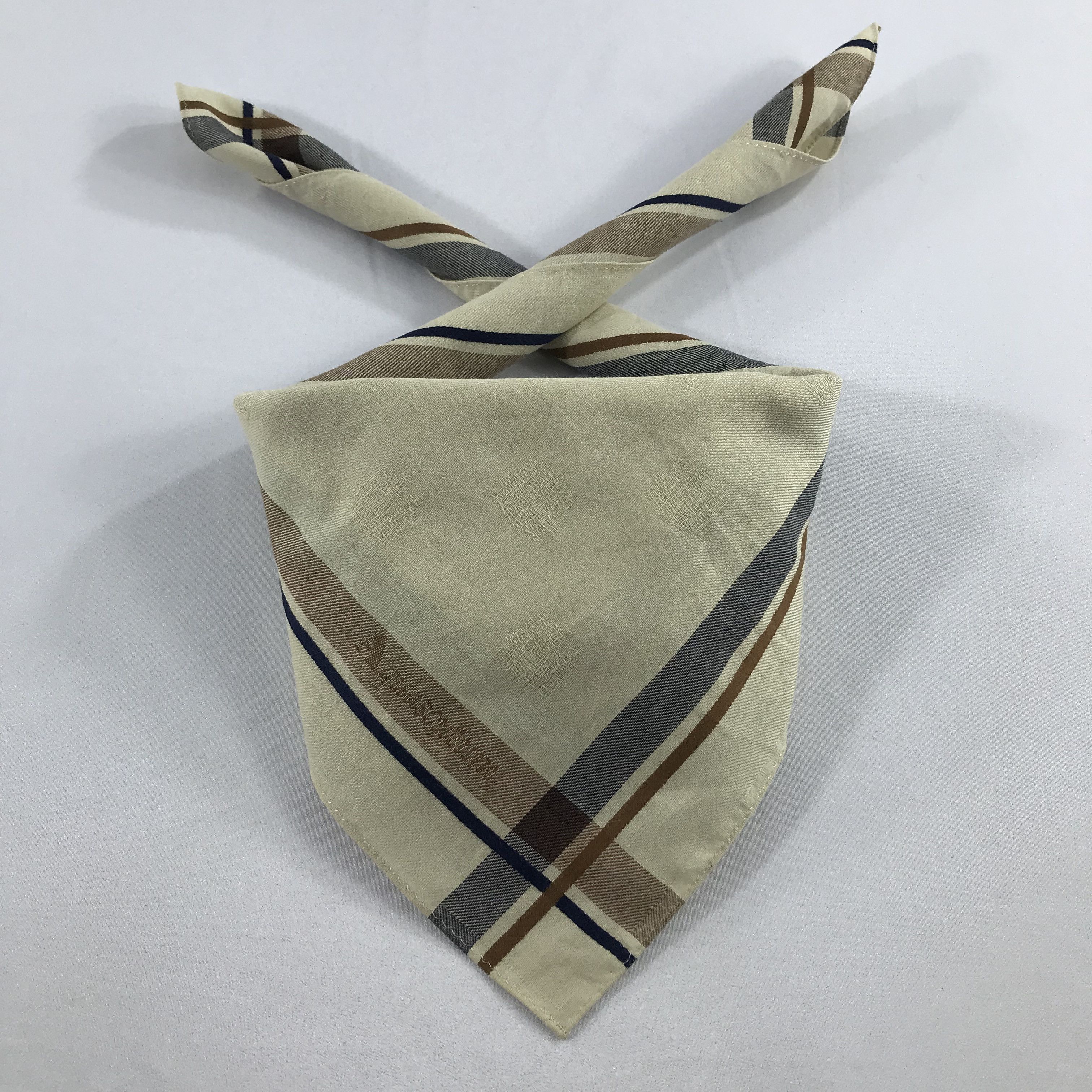 Aquascutum × Vintage Aquascutum Bandana / Handkerchief / Neckerchief - S2352 Size ONE SIZE - 3 Thumbnail