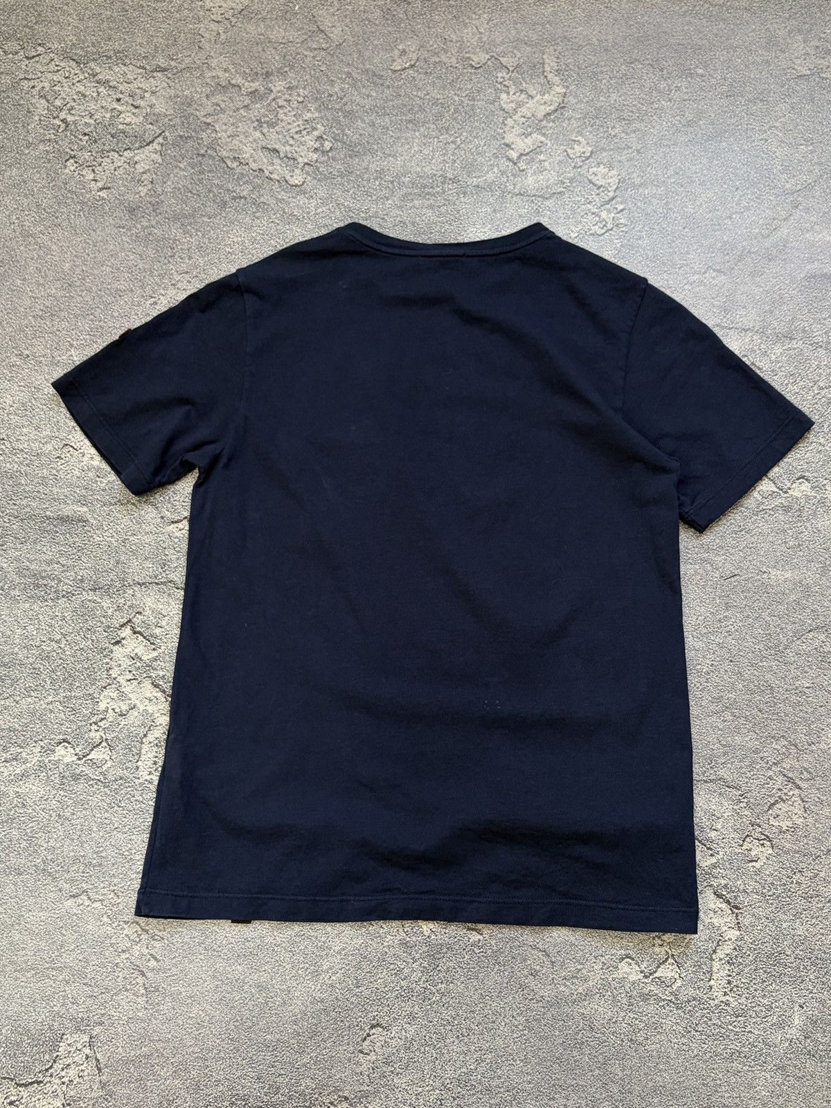 Lanvin Lanvin Enfant Boys Koi Patch Graphic Tee Navy Blue 12Y Size US XXS / EU 40 - 2 Thumbnail