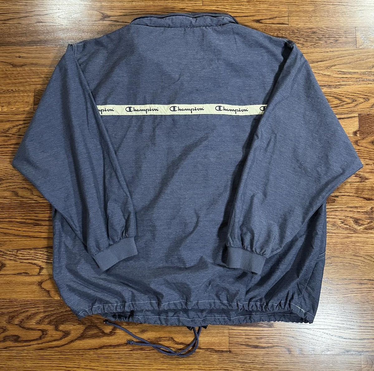 Champion Vintage Champion Logo Trim 1/2 Zip Jacket (Size L) Size US L / EU 52-54 / 3 - 2 Thumbnail