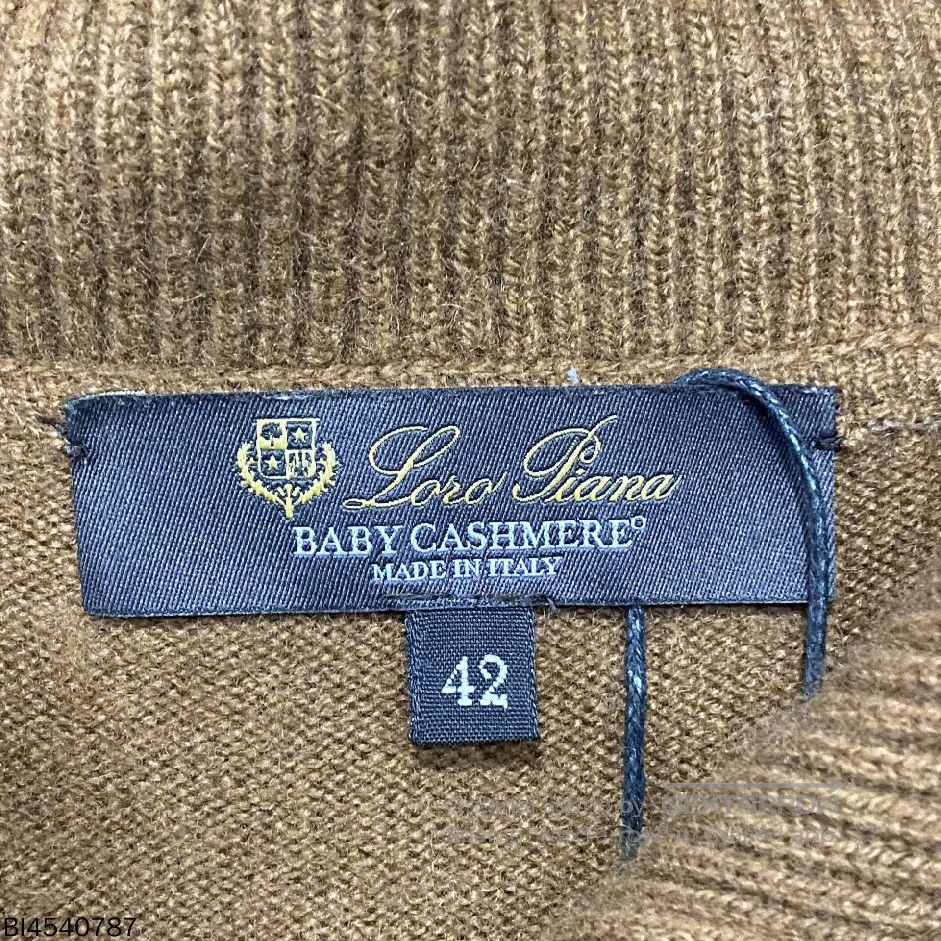 Loro Piana stylish cashmere zip-up hoodie in camel. Size US L / EU 52-54 / 3 - 5 Thumbnail