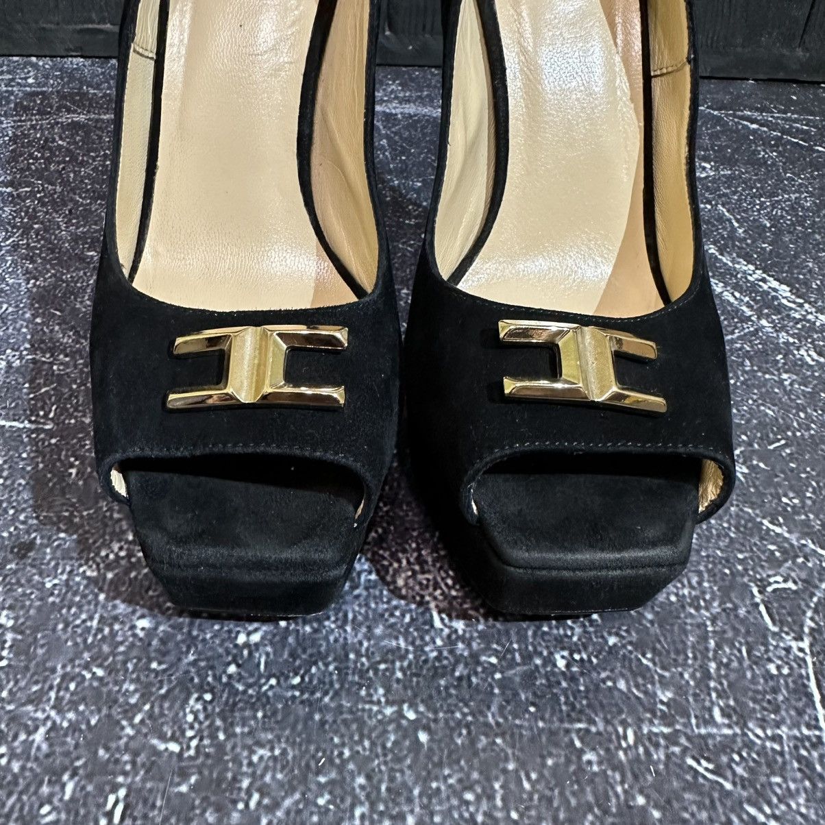 Elisabetta Franchi ELISABETTA FRANCHI Women’s Suede Heels Size 39 Size US 9 / IT 39 - 17 Thumbnail