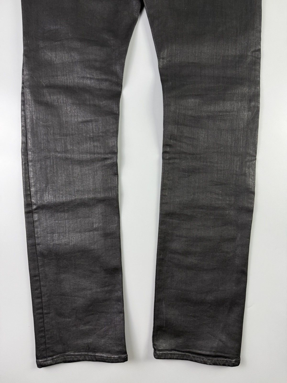Rick Owens Drkshdw Rick Owens Drkshdw - S/S18 Detroit Cut Waxed Jeans Size US 32 / EU 48 - 18 Thumbnail