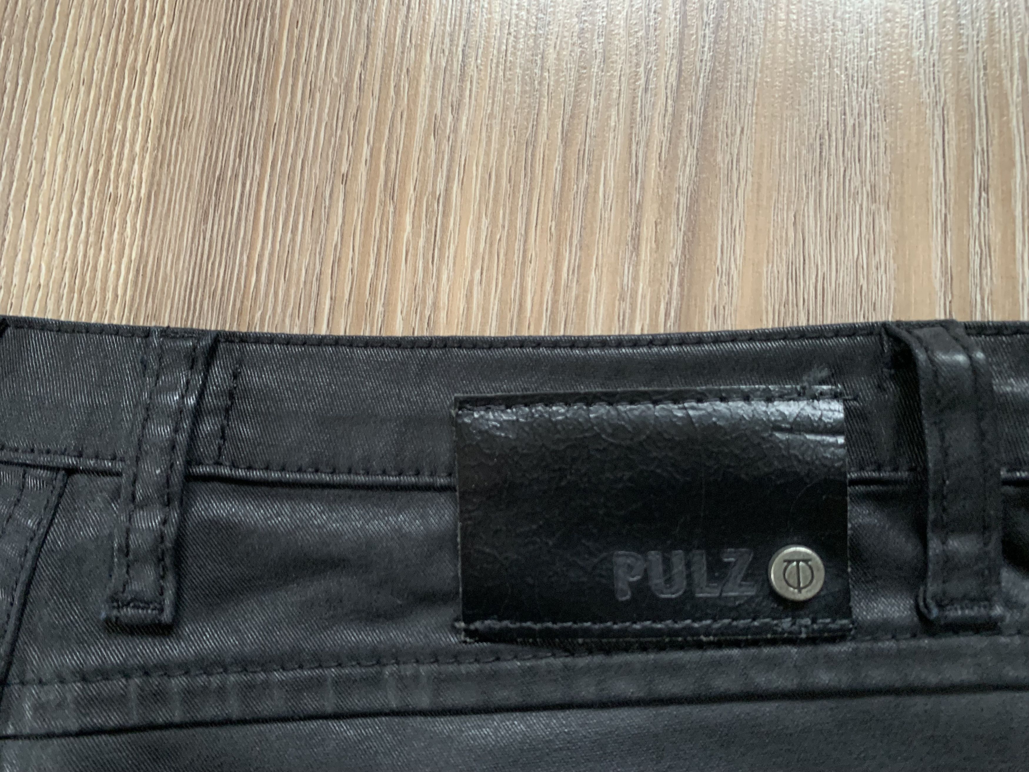 Other PULZ Jeans Black Coated Skinny Pants Size 25" / US 0 / IT 36 - 8 Thumbnail