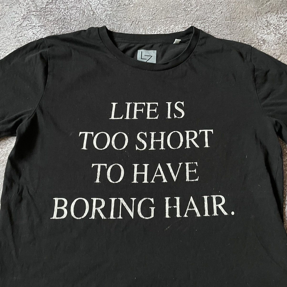 Vintage Vintage Y2K Graphic Tee Funny Slogan Streetwear Black Slim L Size US L / EU 52-54 / 3 - 3 Thumbnail