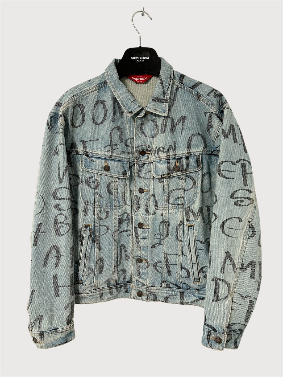 Supreme FW2020 Ark Denim Trucker Jacket Size US M / EU 48-50 / 2 - 1 Thumbnail