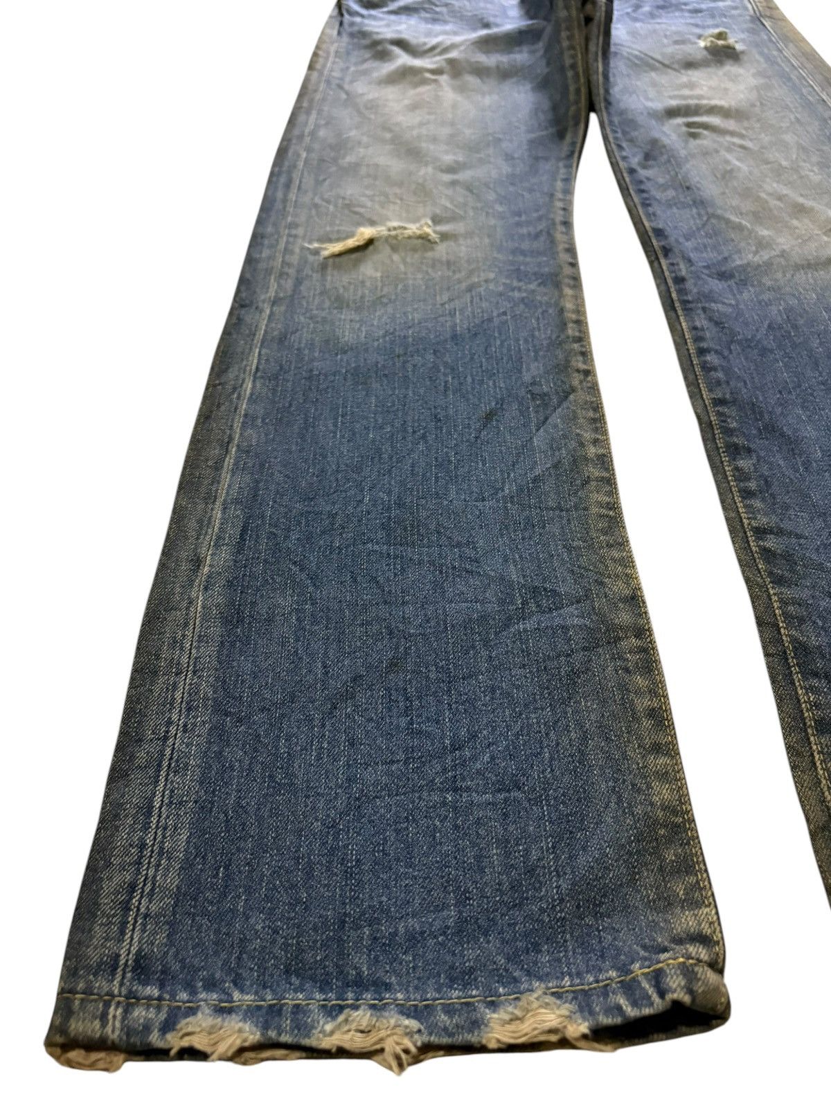 Levi's Vintage 90s Levis 505 Mud Wash Distressed Loose Jeans Size US 34 / EU 50 - 6 Thumbnail