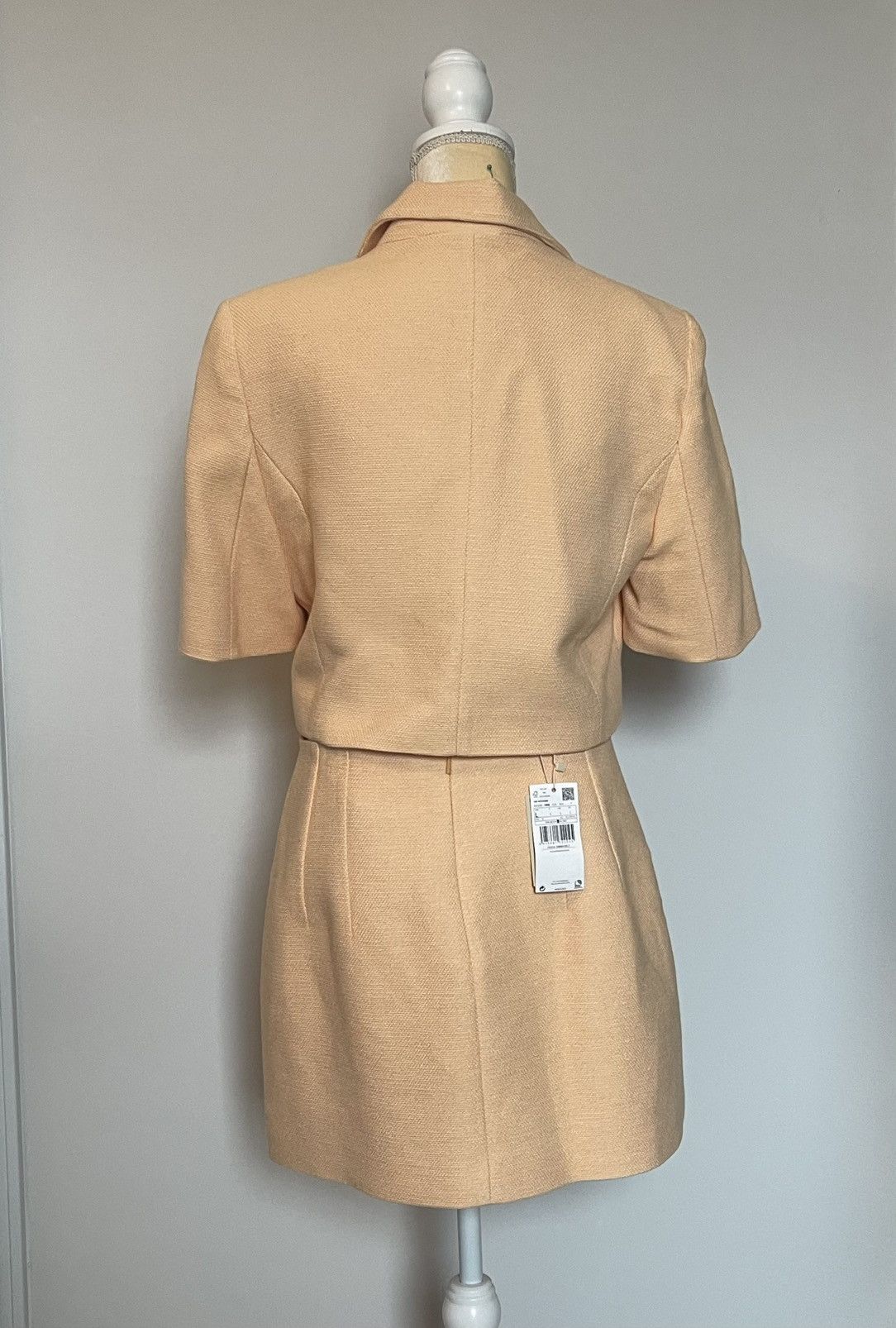 Mango Mango Suit Set – Cropped Blazer & Mini Skirt Size L / US 10 / IT 46 - 4 Thumbnail