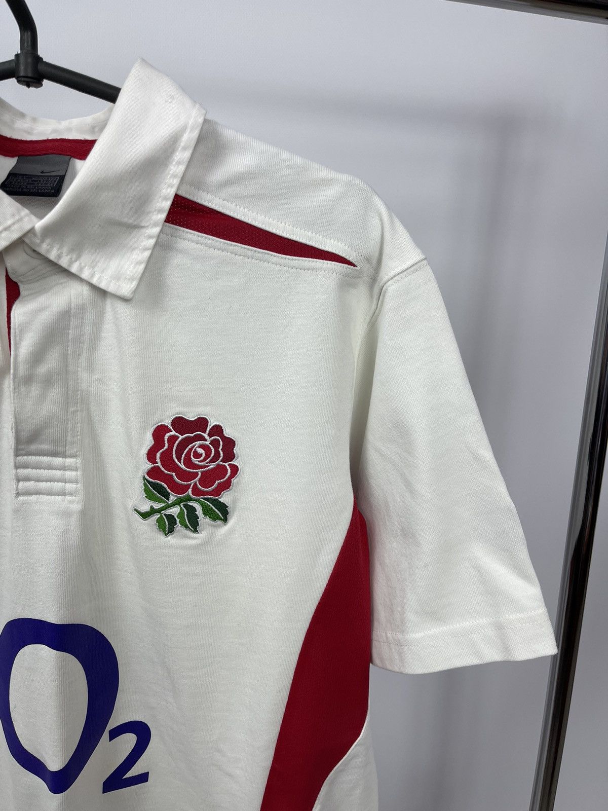 Nike × Rugby Ralph Lauren Vintage England Rugby Shirt Men's L Nike Home 2003-2005 o2 Size US L / EU 52-54 / 3 - 2 Thumbnail