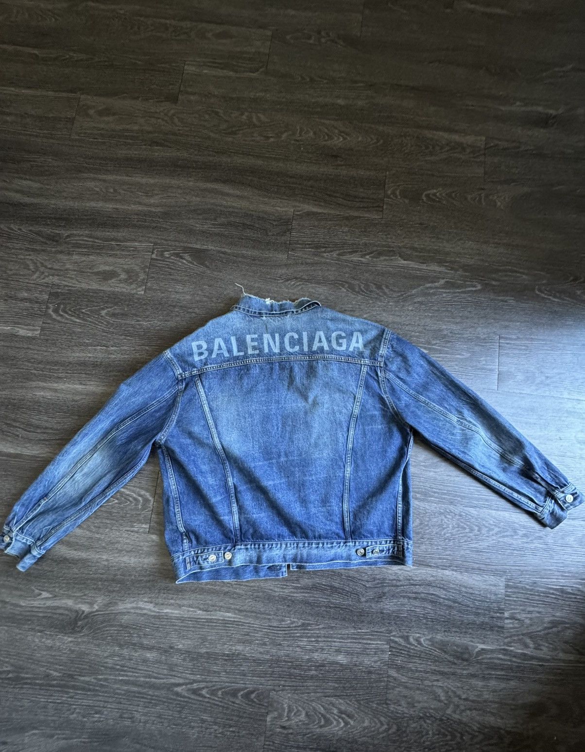 Balenciaga Balenciaga Denim Jacket Size US L / EU 52-54 / 3 - 2 Thumbnail