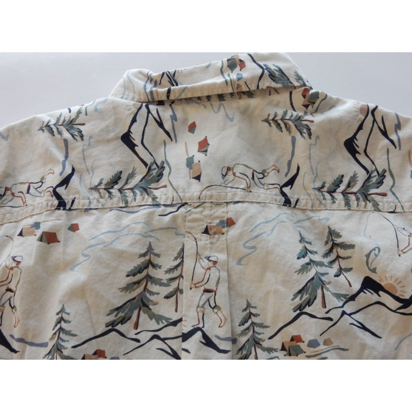Eddie Bauer Eddie Bauer Men’s Button-Up Shirt M Short Sleeve Beige Hiking Fishing Camping Size US M / EU 48-50 / 2 - 3 Thumbnail