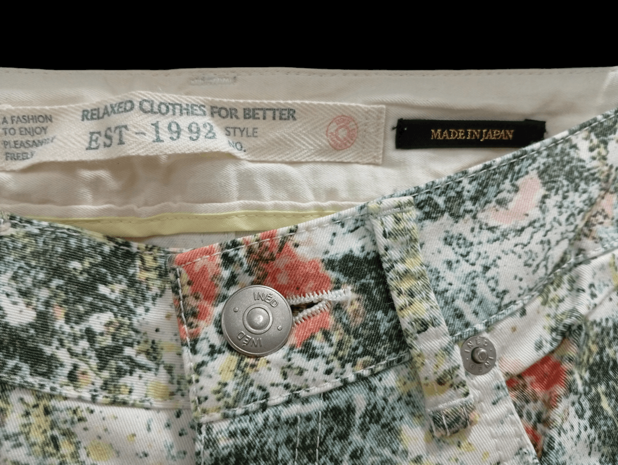 Japanese Brand × Yohji Yamamoto 🔥🔥Ined Yohji Yamamoto Full Print Pants Size US 28 / EU 44 - 19 Thumbnail