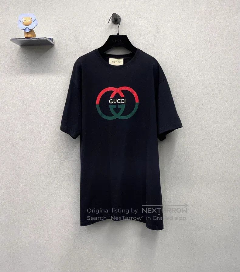 Gucci Gucci Black double G short sleeves Size US M / EU 48-50 / 2 - 1 Thumbnail