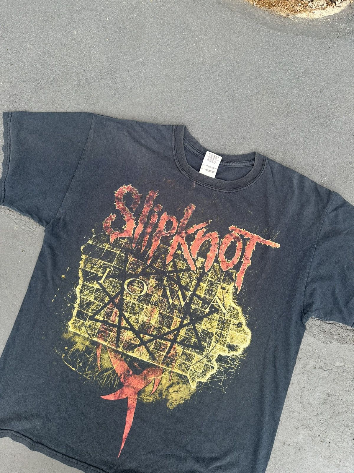 Band Tees Vintage Y2K Slipknot "IOWA MAP" Band Tees Size US L / EU 52-54 / 3 - 2 Thumbnail
