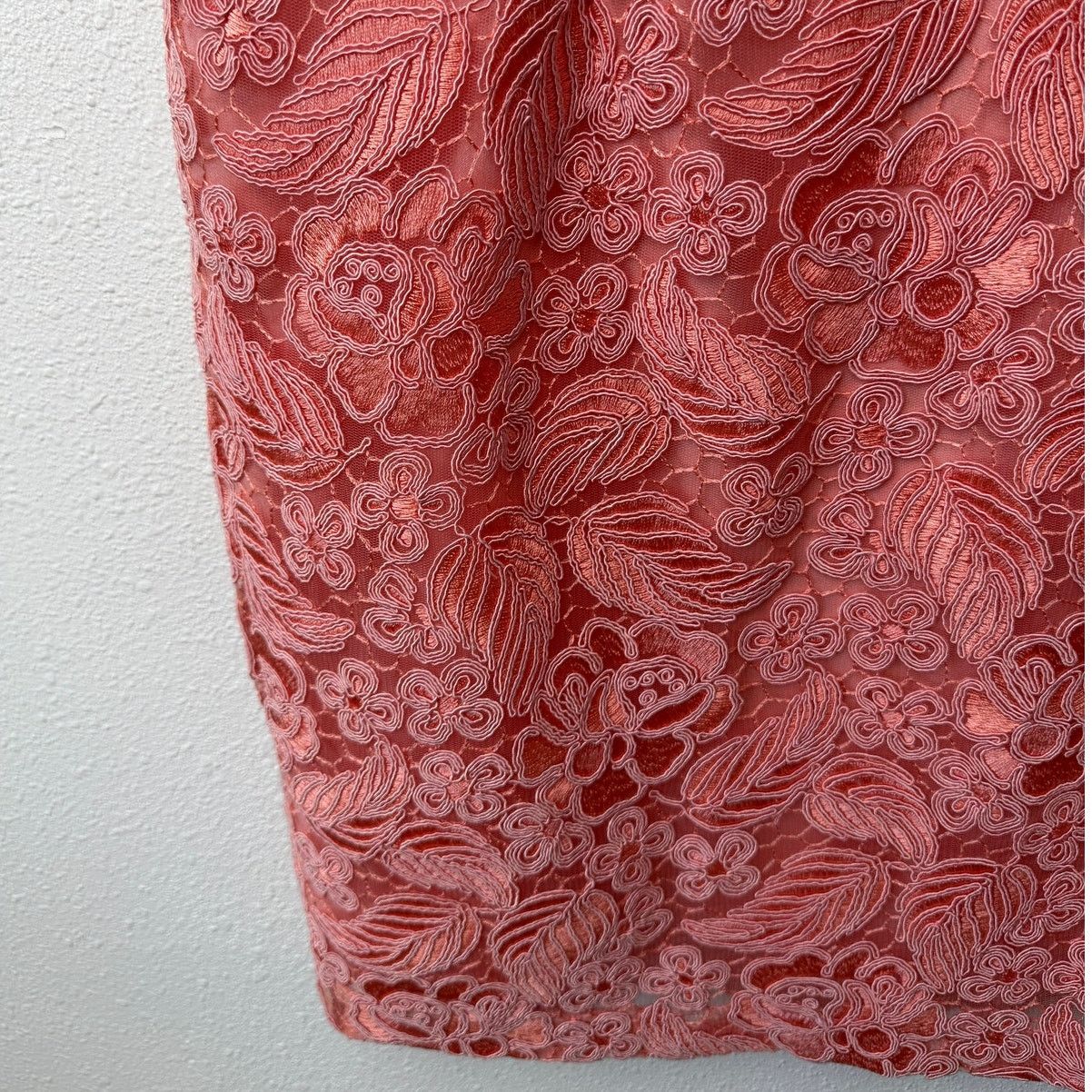 Other Sue Wong Nocturne Peach Embroidered Dress Women 16 Size XXL / US 16-18 / IT 52-54 - 9 Thumbnail