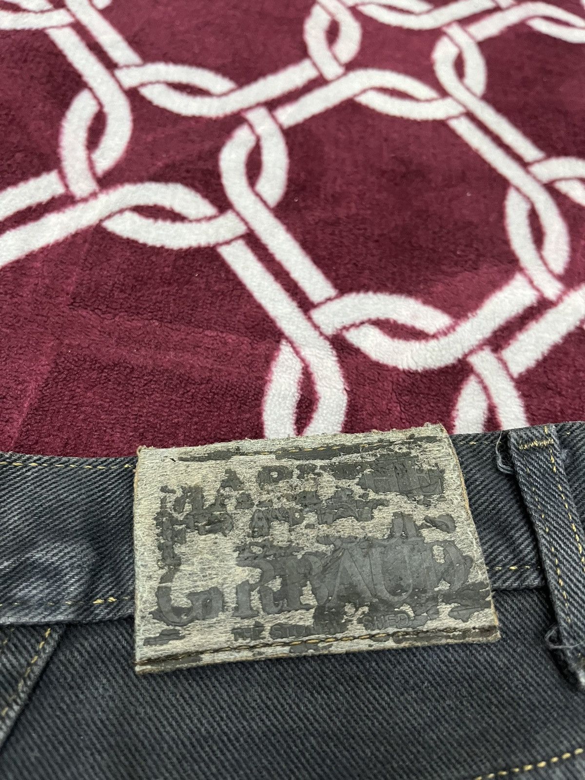 Marithe + Francois Girbaud Vintage Marithe Francois Girbaud MFG Black Faded Denim Size US 30 / EU 46 - 17 Thumbnail