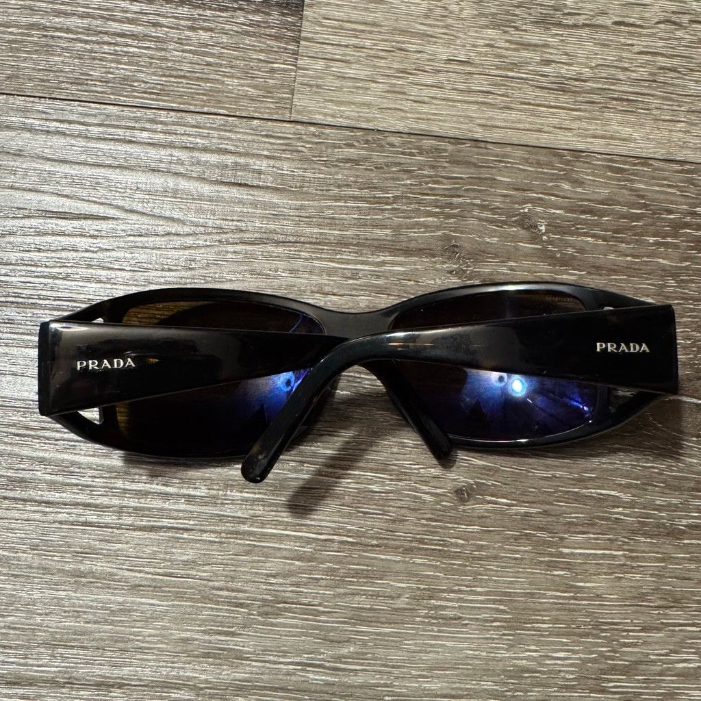 Prada PRADA Black & Brown Sunglasses One Size Size ONE SIZE - 3 Thumbnail