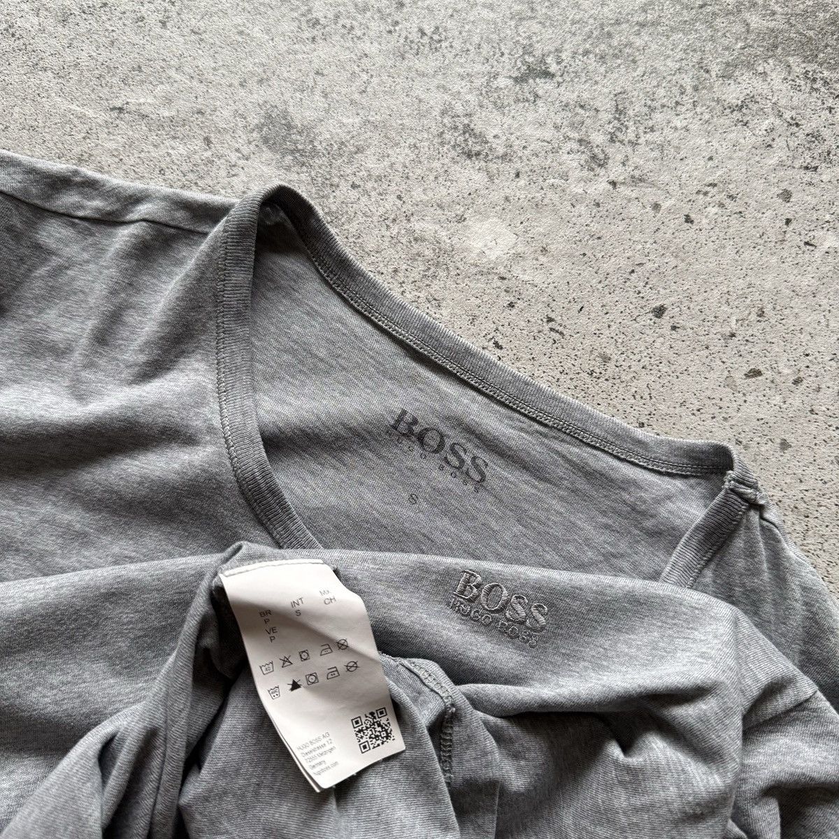 Hugo Boss Boss Hugo Boss Mens Grey Crew Neck Small Logo T-Shirt Size US S / EU 44-46 / 1 - 3 Thumbnail